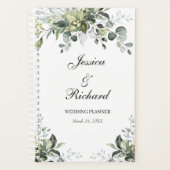 Eucalyptus Waterverf Wedding Planner (Voorkant)