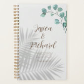 Eucalyptus Waterverf Wedding Planner (Voorkant)