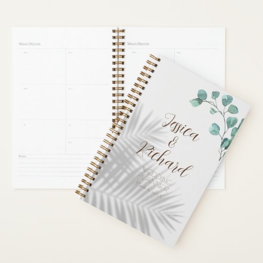 Eucalyptus Waterverf Wedding Planner (Display)