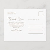 Eucalyptus Waterverf Weduwfoto Hartelijk dank Briefkaart (Achterkant)