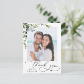 Eucalyptus Waterverf Weduwfoto Hartelijk dank Briefkaart (Staand voorkant)