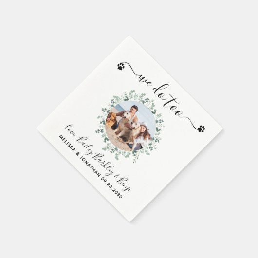 Eucalyptus We doen te veel op maat gemaakte foto-w Servet (Hoek)