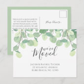 Eucalyptus We hebben een bewegende aankondiging Briefkaart (Voorkant / Achterkant)