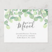 Eucalyptus We hebben een bewegende aankondiging Briefkaart (Voorkant)