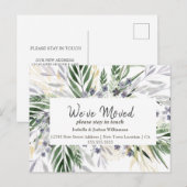 Eucalyptus We hebben ons verplaatst | Verplaatsing Briefkaart (Voorkant / Achterkant)