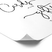 Eucalyptus We kunnen snel op kaarten en cadeautjes Poster (Hoek)