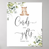 Eucalyptus We kunnen snel op kaarten en cadeautjes Poster (Voorkant)