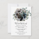 Eucalyptus We Tied The Knot Verloving Aankondiging (Voorkant)