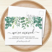 Eucalyptus We zijn verhuisd Aankondigingskaart