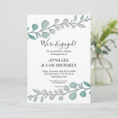 Eucalyptus | We zijn verloofd Kaart (Staand voorkant)