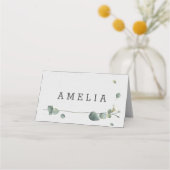 Eucalyptus Weddenschap & escorte kaarten Plaatskaartje (Voorkant)