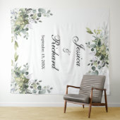 Eucalyptus Weddenschap Foto Achtergrond Bosbouw Wandkleed (In Situ (horizontaal))