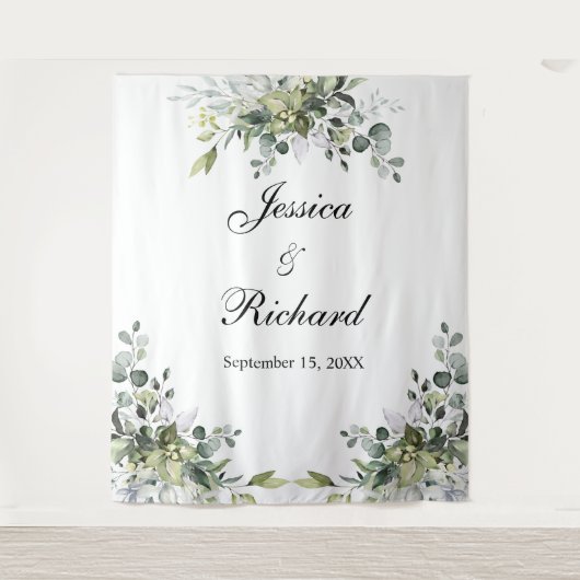 Eucalyptus Weddenschap Foto Achtergrond Bosbouw Wandkleed (Voorkant)