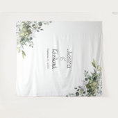 Eucalyptus Weddenschap Foto Achtergrond Bosbouw Wandkleed (Voorkant (horizontaal))