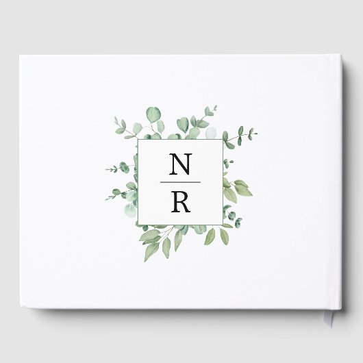 Eucalyptus Weddenschap Gastenboek (Achterkant)