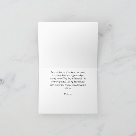 Eucalyptus Weddenschap gevolgd Bedankt voor je cre (Binnen)