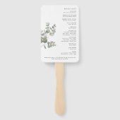 Eucalyptus Weddenschap Handwaaier (Achterkant)