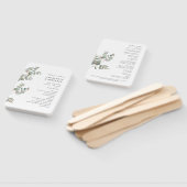 Eucalyptus Weddenschap Handwaaier (Niet-gemonteerd)