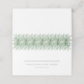 Eucalyptus Weddenschap Plaatskaartje (Buitenkant ongevouwen)