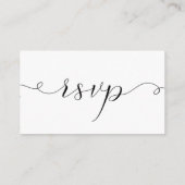Eucalyptus Weddenschap RSVP Online Card Informatiekaartje (Achterkant)