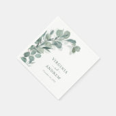 Eucalyptus Weddenschap Servet (Hoek)