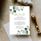 Eucalyptus Weddenschap - Sluitingskaart Informatiekaartje