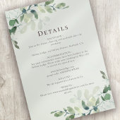 Eucalyptus Weddenschap - Sluitingskaart Informatiekaartje