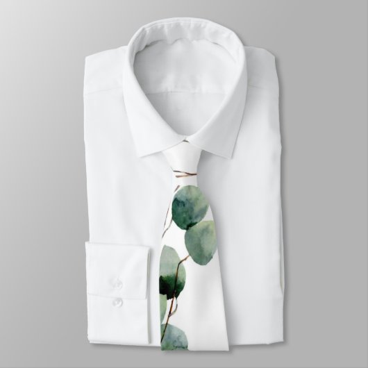 Eucalyptus Weddenschap Stropdas (Gebonden)