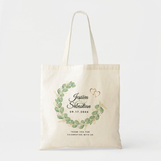 Eucalyptus Weddenschap Tote Bag (Voorkant)