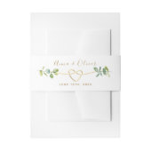 Eucalyptus Weddenschap Uitnodigingen Wikkel (Voorkant Voorbeeld)