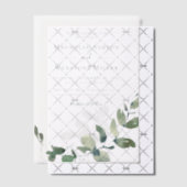 Eucalyptus Weddenschap Vellum Uitnodigingen (Offset (Uitnodiging))