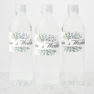 Eucalyptus Weddenschap Water Flaceletiket Waterfles Etiket