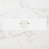 Eucalyptus Weddenschap Water Flaceletiket Waterfles Etiket (Enkel label)