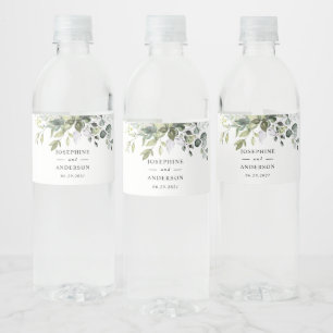 Eucalyptus Weddenschap Water Flaceletiket Waterfles Etiket