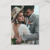 Eucalyptus Weddenschap Website Begroting RSVP QR C Informatiekaartje (Achterkant)