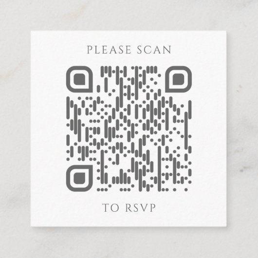 Eucalyptus Weddenschap Website QR Code RSVP Informatiekaartje (Achterkant)