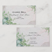 Eucalyptus Wedding and Event Planner Visitekaartje (Voorkant / Achterkant)