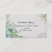 Eucalyptus Wedding and Event Planner Visitekaartje (Voorkant)
