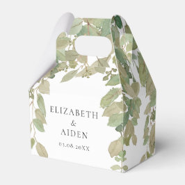 Eucalyptus Wedding Box Geschenkschachtel Bedankdoosjes