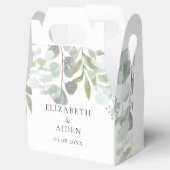 Eucalyptus Wedding Box Geschenkschachtel Bedankdoosjes (Geopend)