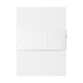 Eucalyptus Wedding | Elegant Botanical Garden Uitnodigingen Wikkel (Achterkant Voorbeeld)