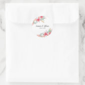 Eucalyptus Wedding Envelope Seal Elegant Sticker (Tas)