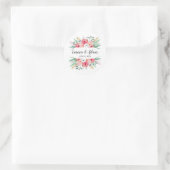 Eucalyptus Wedding Envelope Seal Elegant Sticker (Tas)