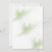 Eucalyptus Wedding Jubileum Renewal Vows Kaart (Achterkant)