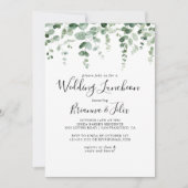 Eucalyptus Wedding Luncheon Vrijgezellenfeest Kaart (Voorkant)