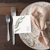 Eucalyptus Wedding Reception Napkins Servet