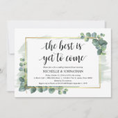 Eucalyptus Wedding Rehearsal Dinner Uitnodiging (Voorkant)