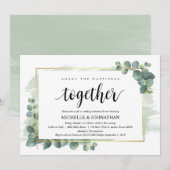 Eucalyptus Wedding Rehearsal Dinner Uitnodiging (Voorkant / Achterkant)