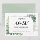 Eucalyptus Wedding Rehearsal Dinner Uitnodiging (Voorkant / Achterkant)