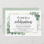 Eucalyptus Wedding Rehearsal Dinner Uitnodiging (Voorkant / Achterkant)